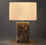 TALLADO EMPERADOR RECTANGULAR TABLE LAMP