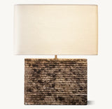 TALLADO EMPERADOR WIDE RECTANGULAR TABLE LAMP