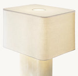 TALLADO ALABASTER RECTANGULAR TABLE LAMP