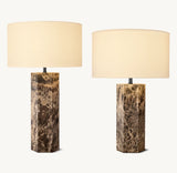 SAREZZO HEXAGONAL STONE TABLE LAMP