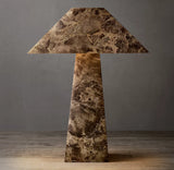 MYCENA OBELISK STONE TABLE LAMP