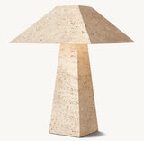 MYCENA OBELISK STONE TABLE LAMP