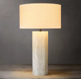 SAREZZO HEXAGONAL STONE TABLE LAMP