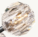 BOULE DE CRISTAL CLEAR GLASS LINEAR CHANDELIER 60"