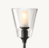 TORCHE DE VERRE ROUND CHANDELIER 46"
