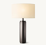 CYLINDRICAL COLUMN TABLE LAMP