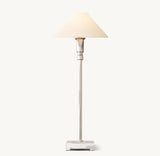 PYRAMID METAL SHADE TELESCOPING TABLE LAMP