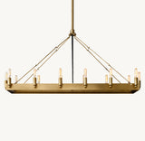 CAMINO VINTAGE FILAMENT RECTANGULAR CHANDELIER 41"