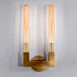 Crown Double Sconce Brass