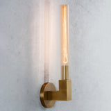 Crown Single Sconce Brass