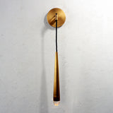 Arrow Crystal Sconce Brass