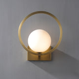 Lunar Wall Sconce Brass