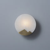 Setting Sun Alabaster Wall Sconce