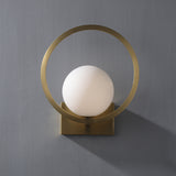 Lunar Wall Sconce Brass