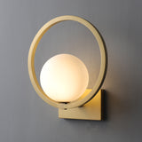 Lunar Wall Sconce Brass